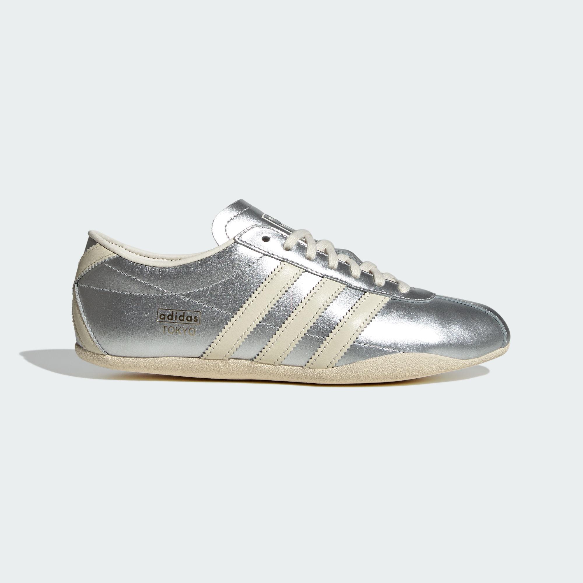 adidas Tokyo Silver Metallic Cream White (Women s) 40.5