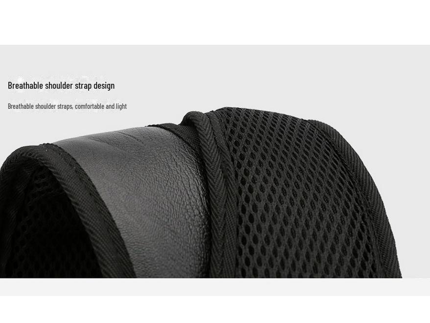 Men's PU Leather Business Travel Backpack: Retro Style, Large Capacity, Perfect for High School and Casual Use.