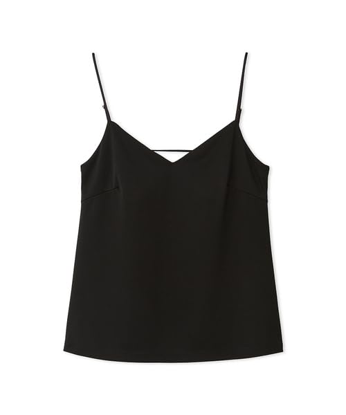 FRAY Triacetate Satin Black I.D. Women's Cup-In Camisole, FWGG245335,