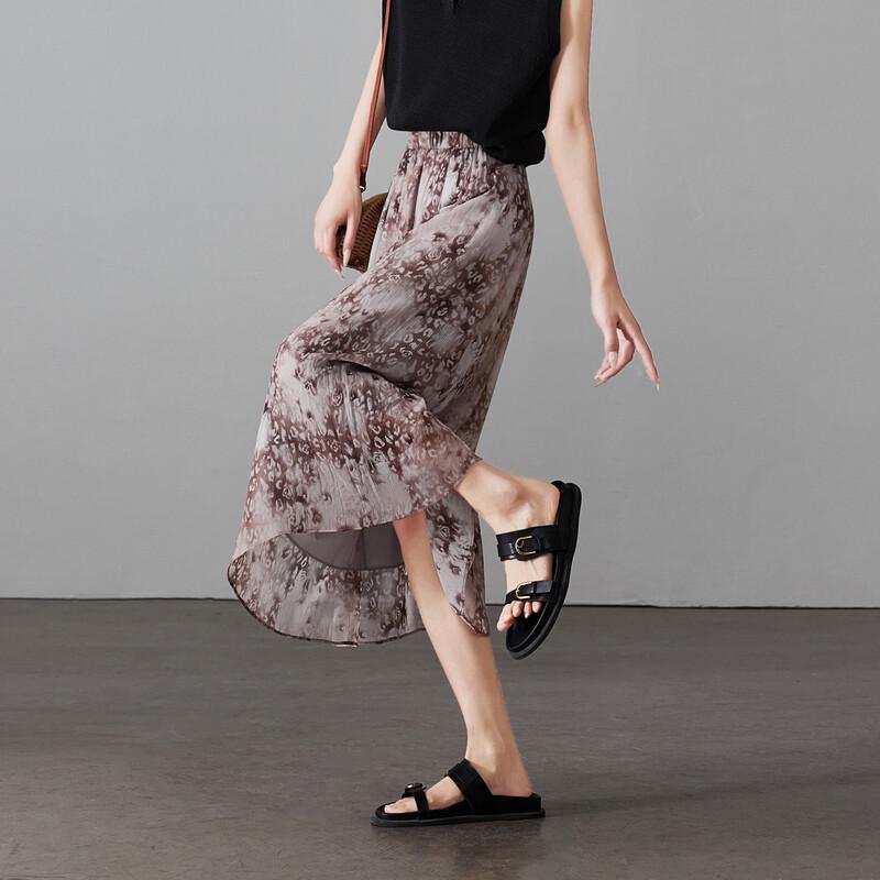 SOFSIL Women's Resort Floral A-Line Midi Skirt