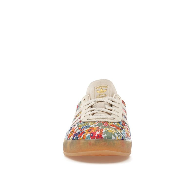 Adidas Liberty London X  Gazelle Indoor Floral Embroidery Women Sneakers Cream Off-White Gum JP5309