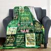 Vintage Celebration Blanket Personalized Name Soft Warm And Versatile For Sofa Bed Office And Travel Machine Washable Comfortable In All Seasons Best