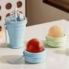 Ice Cream Design Foldable Ice Ball Cup Leak-Proof Ice Cube Water Bottle Ice Cube Kettle  Camping
