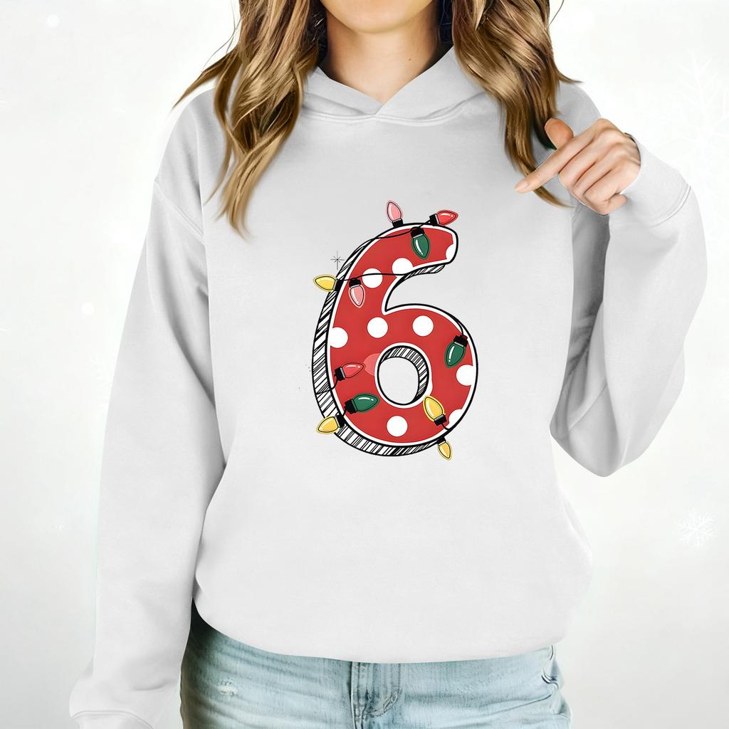 Women's Casual Fashion Outfit Sweatsuit  Printed Long Sleeved  Casual Hooded Sweatshirt