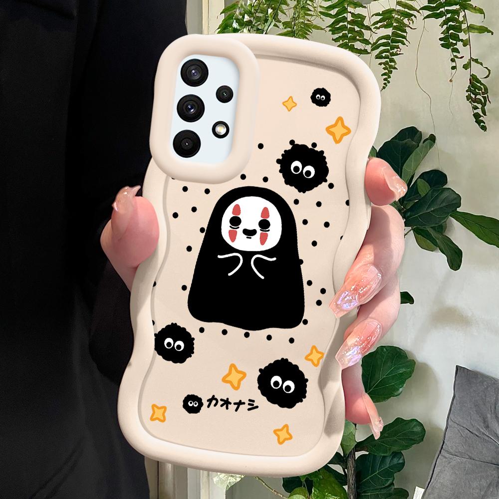 

Окрашенный узор Big Wave Edge Мягкий силиконовый материал Macaron чехол для телефона противоударный защитный резиновый чехол для Samsung Xiaomi Poco Redmi Redmi Note 12 Pro 5G белый