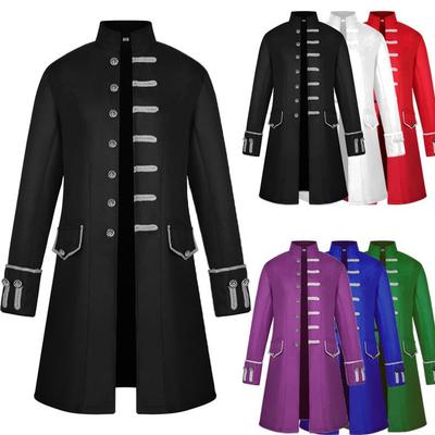 Herren Europäische & Amerikanische Mode Mittellanger Trenchcoat Freizeitjacke