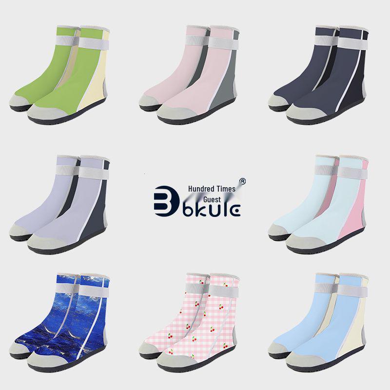 Unisex Quick-Dry Non-Slip Beach & Yoga High-Top Shoes: Soft, Cut-Resistant, Ideal for Swimming & Wading.