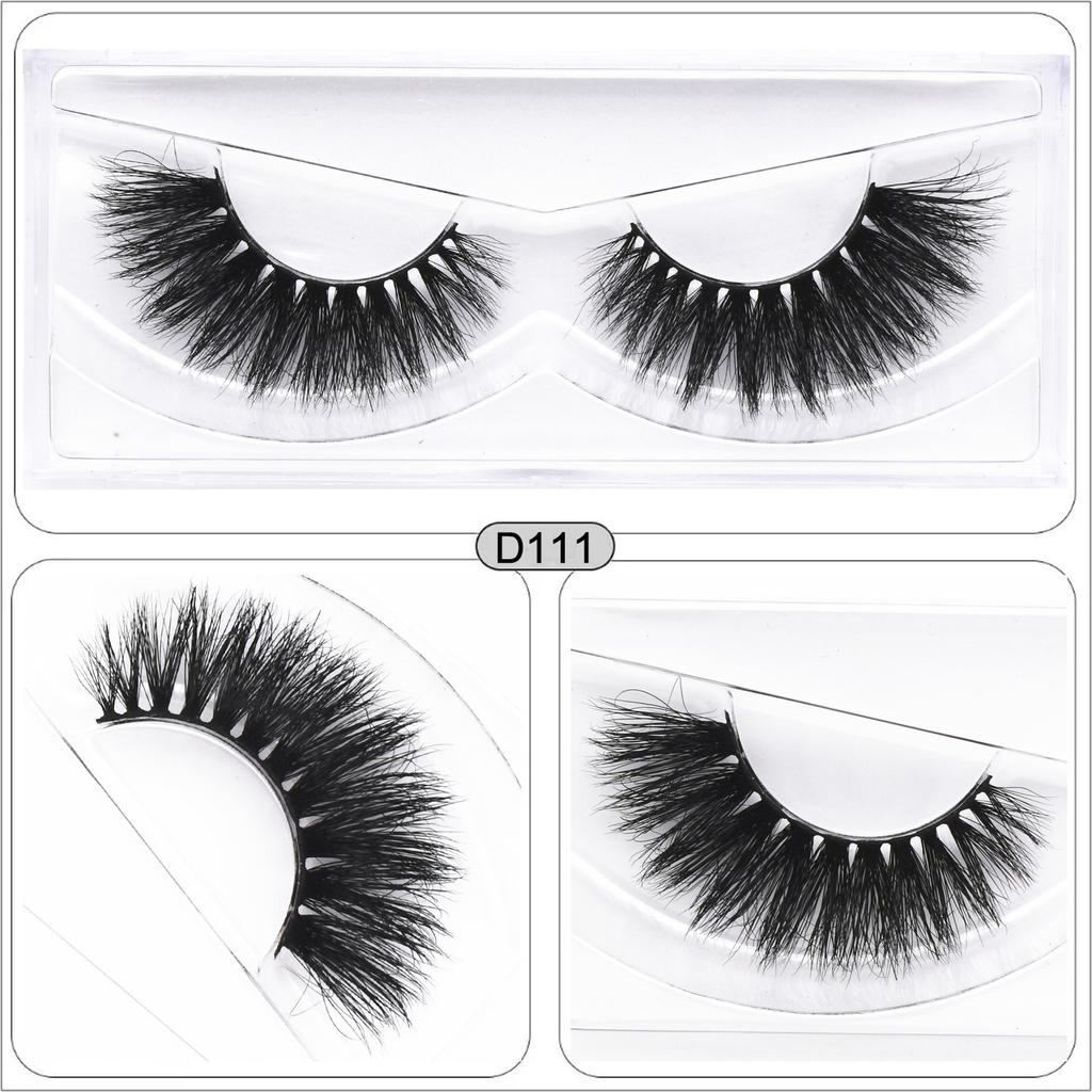 M62 Winged Mink Lashes Fluffy 3D Mink Eyelashes Natural Long Mink False Eyelashes Extension Mink Eyelashes Beauty Makeup Lashes