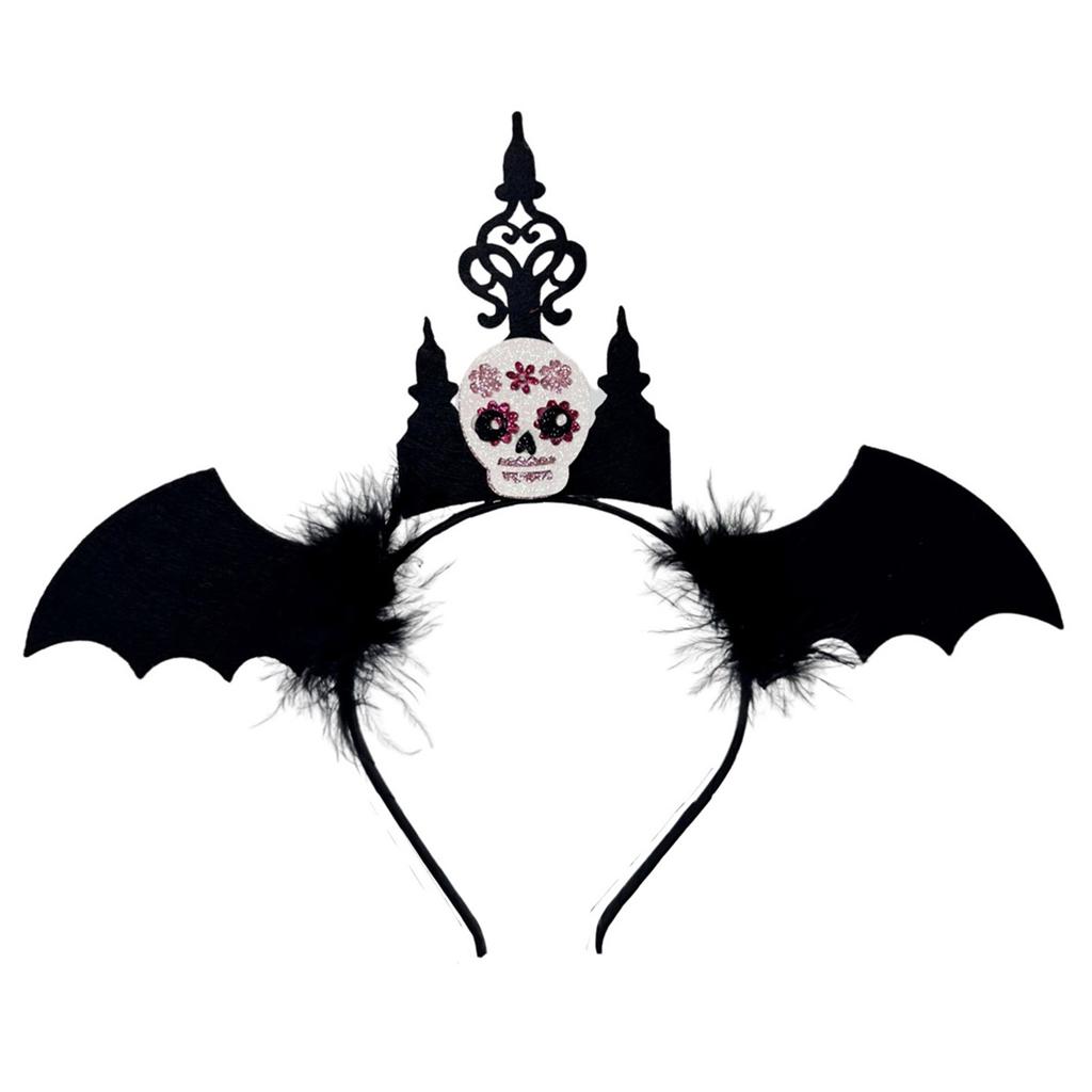 Halloween Bat Headband Soft Lightweight Design Accessory Cosplay Hairband For Costume Parties And Themed Event