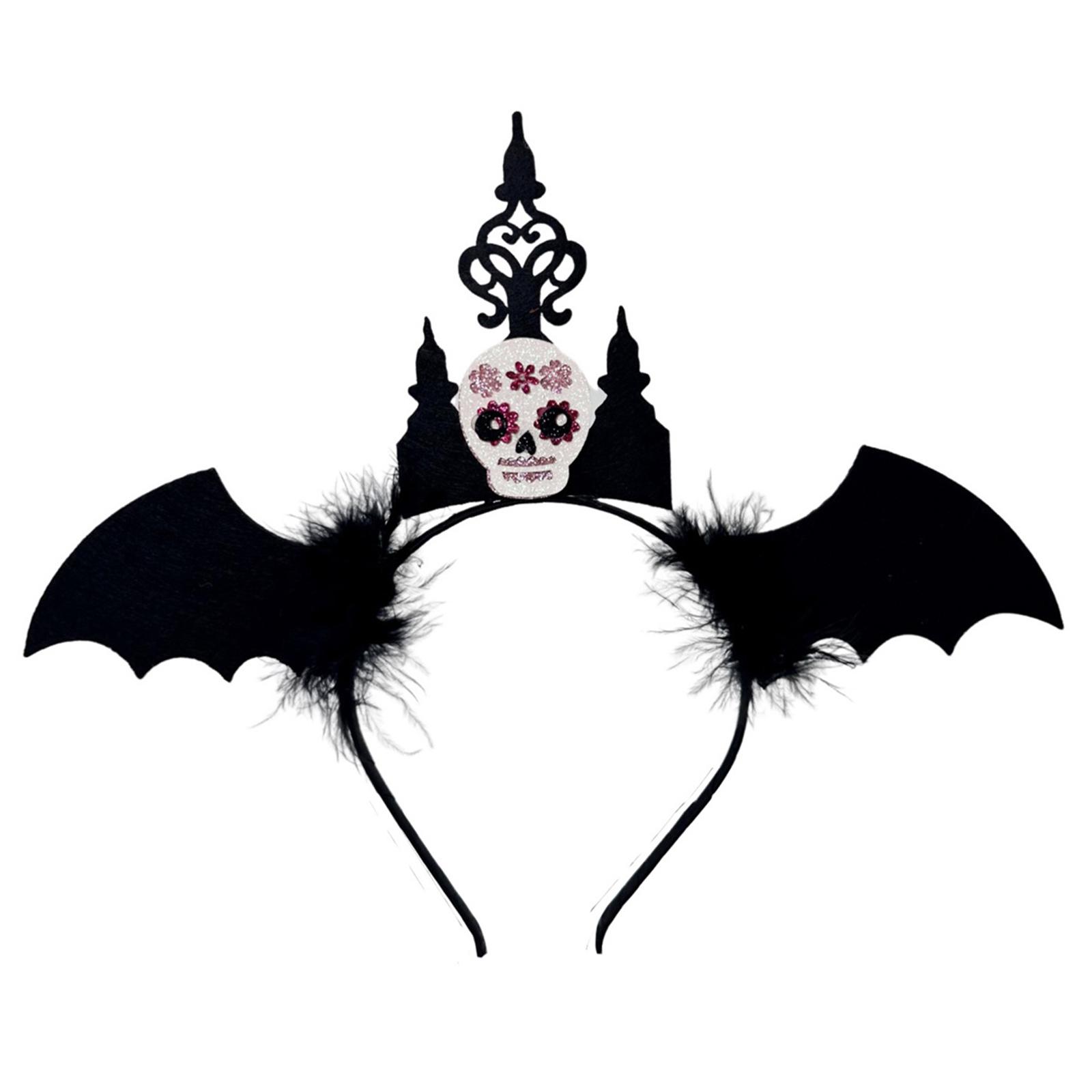 

Halloween Bat Headband Soft Lightweight Design Accessory Cosplay Hairband For Costume Parties And Themed Event E