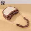 Rafi Grass Shoulder Armpit Bag Beach Vacation Straw Saddle Bag Little Fresh Fairy Rattan Bag Crossbody Mother Bag