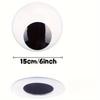 2/24Pcs Large Googly Eyes Giant Wiggle Eyes with Self Adhesive, Black White Googly Eyes for DIY Crafts Christmas Decoration
