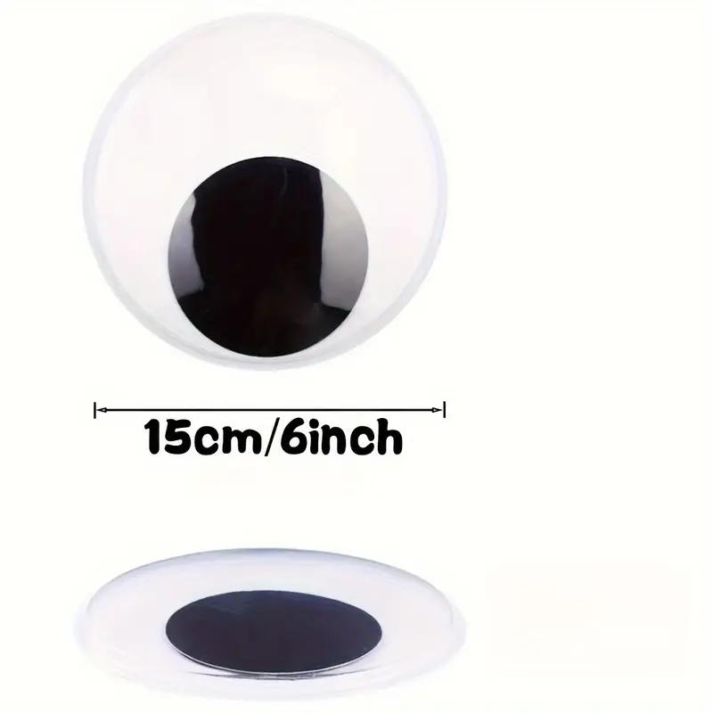 2/24Pcs Large Googly Eyes Giant Wiggle Eyes with Self Adhesive, Black White Googly Eyes for DIY Crafts Christmas Decoration