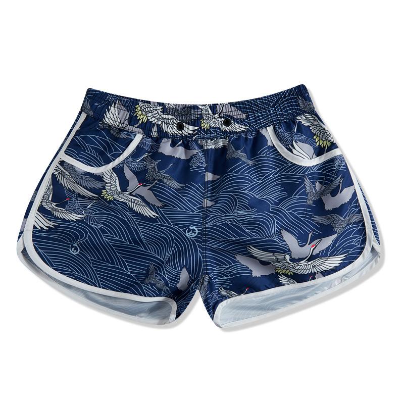 

Couple Beach Pants Men S Quick-Drying Loose Large Size Swimming Surfing Hot Spring Vacation Five-Point Quick-Drying Large Pants Women S Shorts XL