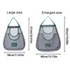 2025 Reusable Storage Bags Kitchen Hanging Mesh Bag Home Fruit And Vegetable Storage Net Bag For Ginger Garlic Potatoes Onions