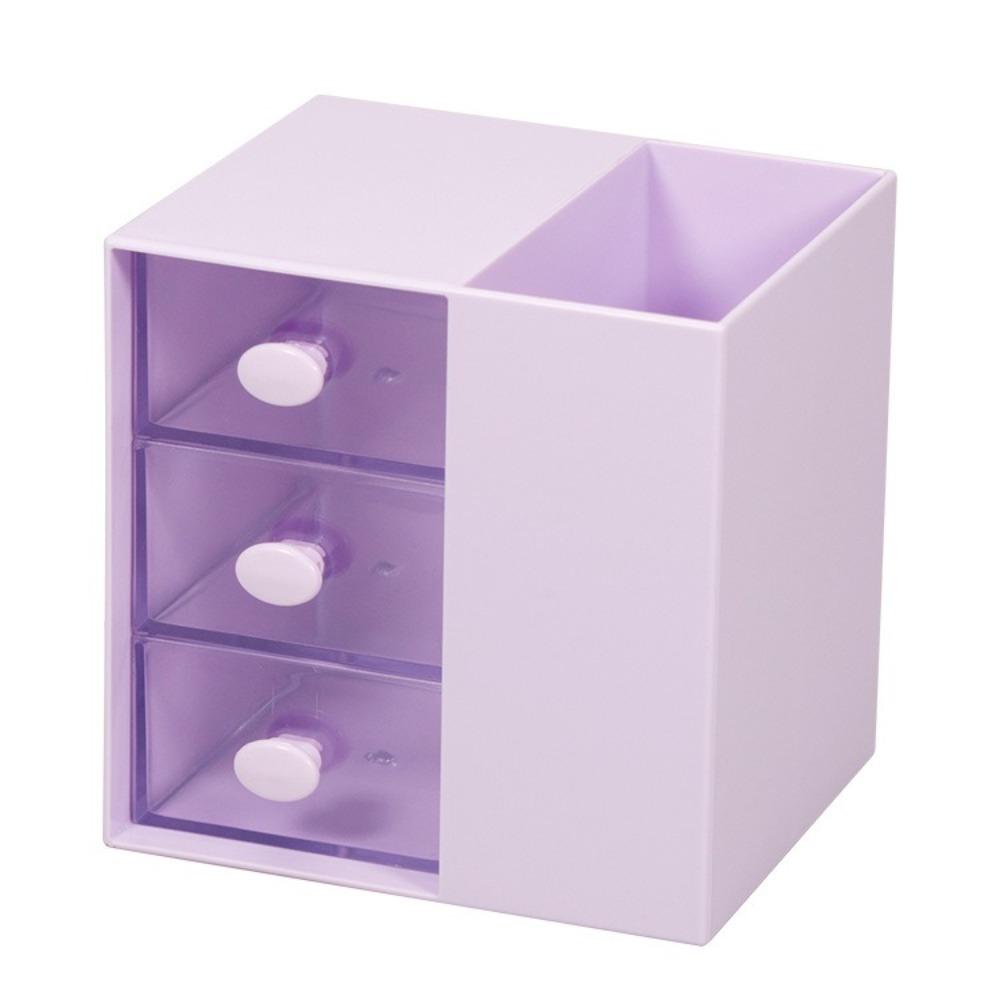Stackable Desktop Pen Holder Multi Functional Jewelry Organizer Box  School