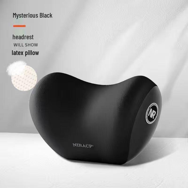 Car Seat Back and Neck Support Cushion: Headrest and Lumbar Pillow