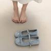 Flat Bottom Shallow Mouth Single Shoes Women's New Spring and Summer Skirt Temperament Gentle Wind Ballet Evening Shoes