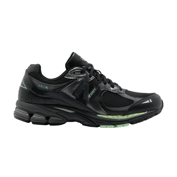 New Balance 2002R Черный Порошковый Зеленый 37