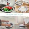 1/3pcs Collapsible Plastic Basin Space-Saving Multifunctional Washbasin Perfect for Household Cleaning Vegetable Washing