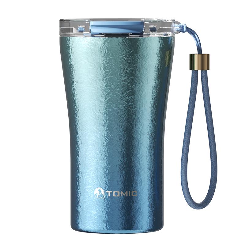 TOMIC Pure Titanium Insulated Coffee & Tea Mug