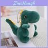 Adorable Dinosaur Plush Keychain Soft Pp Cotton Stuffed Animal Charm For Bags Gifts