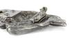 Bull Terrier, Bully – Brooch with a clip, holder for a start number – Design 01 | Art-Dog