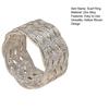 Anillo para Bufanda de Moda Textura Tejida Hueca Deslizador para Bufanda Anillo Clip para Bufanda de Seda para Mujeres Pañuelos Bufandas Camisas