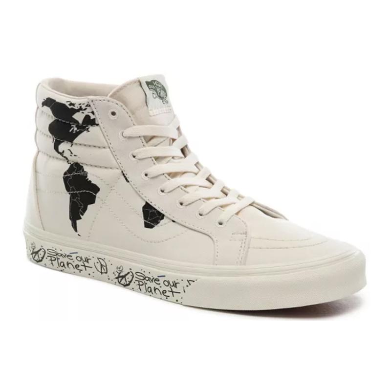 Vans Save Our Planet X Sk8 Hi Reissue 'White Black' Vans VN0A4BV8TGP
