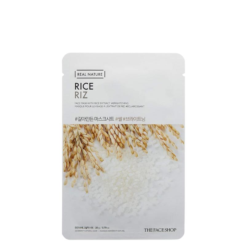 Real Nature Rice Face Mask Set (10 masks)
