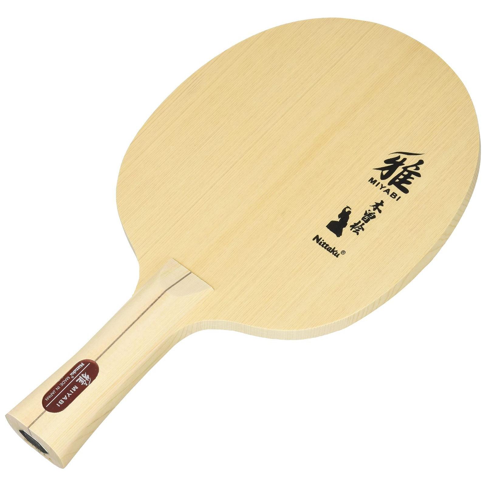 Used Flare Single Plate Shakehand NE-6855 Miyabi Racket Table Tennis Nittaku