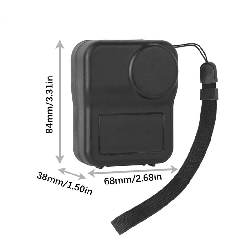 Shockproof Water Resistant EVA Protective Case for Thumb Action Cameras Secure Lock and Adjustable Straps
