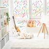 Self-adhesive wall stickers color confetti boho bedroom background wall kindergarten cartoon children's room wall stickers