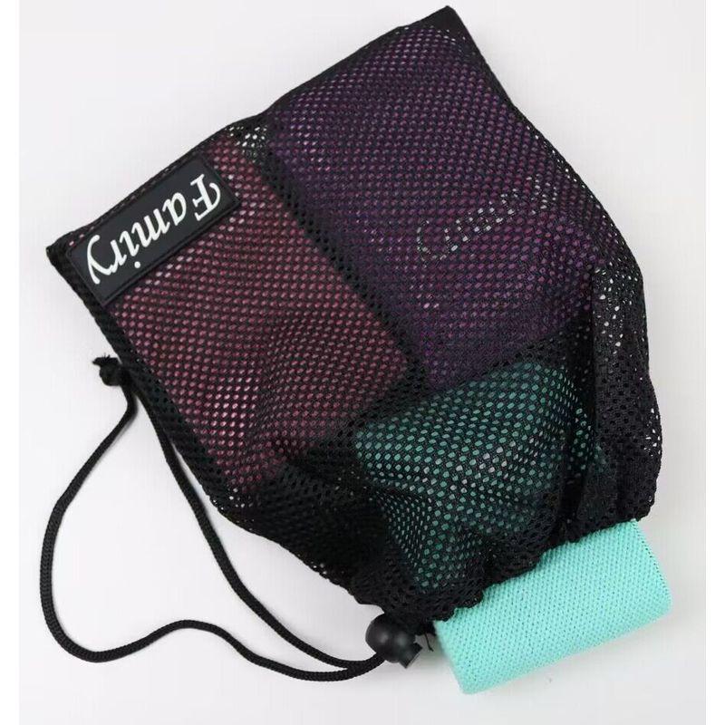 

Export Tail Single Famil * Women s Yoga Fitness Leg Hip Slimming Non Slip Tension Band Abdominal Exercising Band Yoga Belt family 3-piece set with mesh bag