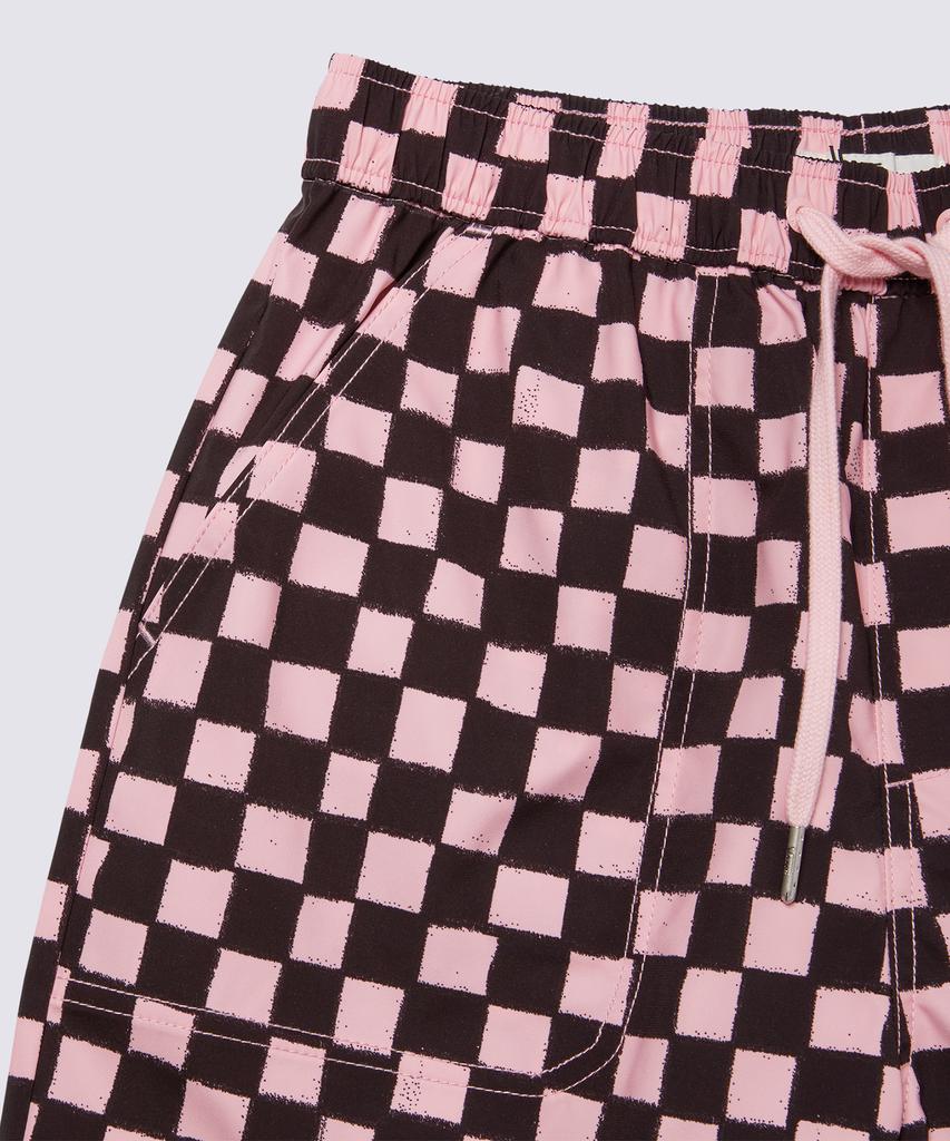 VANS Doodle Checker Shorts - Pink Black: Lilu Check / Vn000Qf7Fb01