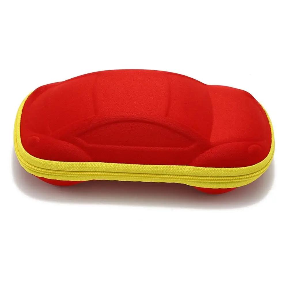 Cute Cartoon Car Shaped Glasses Case Box for Children s Boys Girls Sunglasses Box Stationery Storage Box Zipper Glasses Box