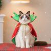 1 Stück Weihnachten Niedlich Warm Plüsch Haustierkostüm für Katze Hund Festliche Atmosphäre Dekoration Feiertags-Haustierkleidung Haustierdekoration