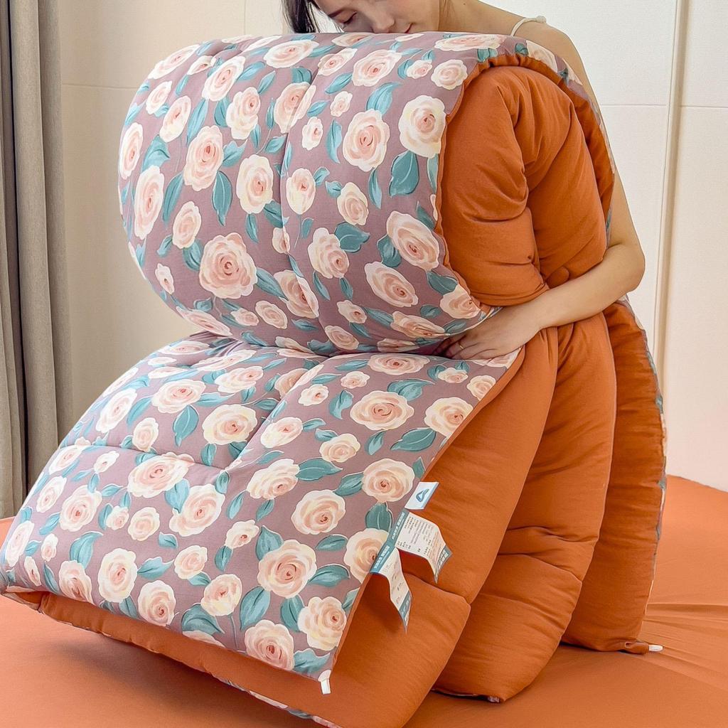 10A Antibacterial Thickened Double-Layer Gauze Quilt - Warm for Winter, Spring, and Autumn