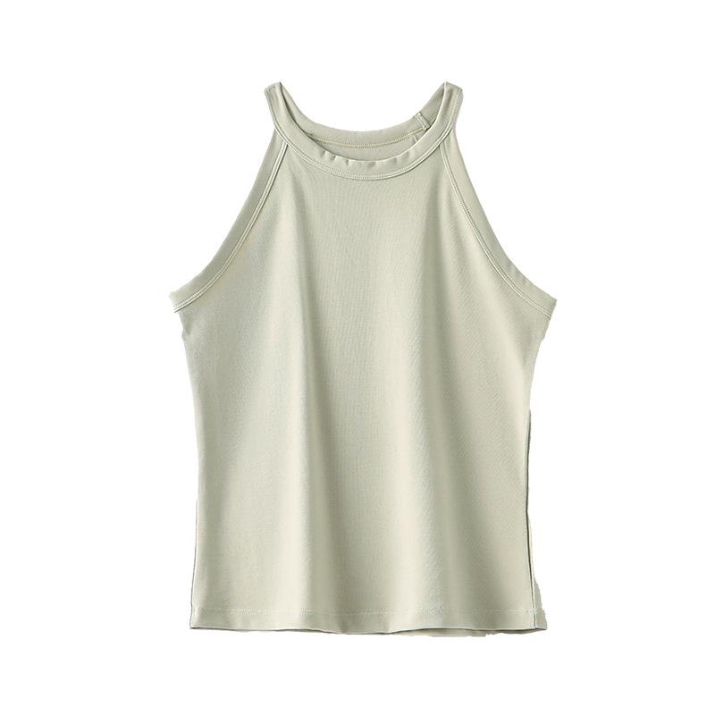 Tencel Lyocell Women s Halter Camisole Sleeveless Knit Tank Top M (40-50 kg)