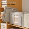 Foldable Fabric Clothes Storage Box - Large Capacity, Dustproof & Moisture-Proof