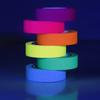 Glow in The Dark UV Reactive Tape 6 Colors Fluorescent Tape Decoration UV Glow Cotton Tape  Home