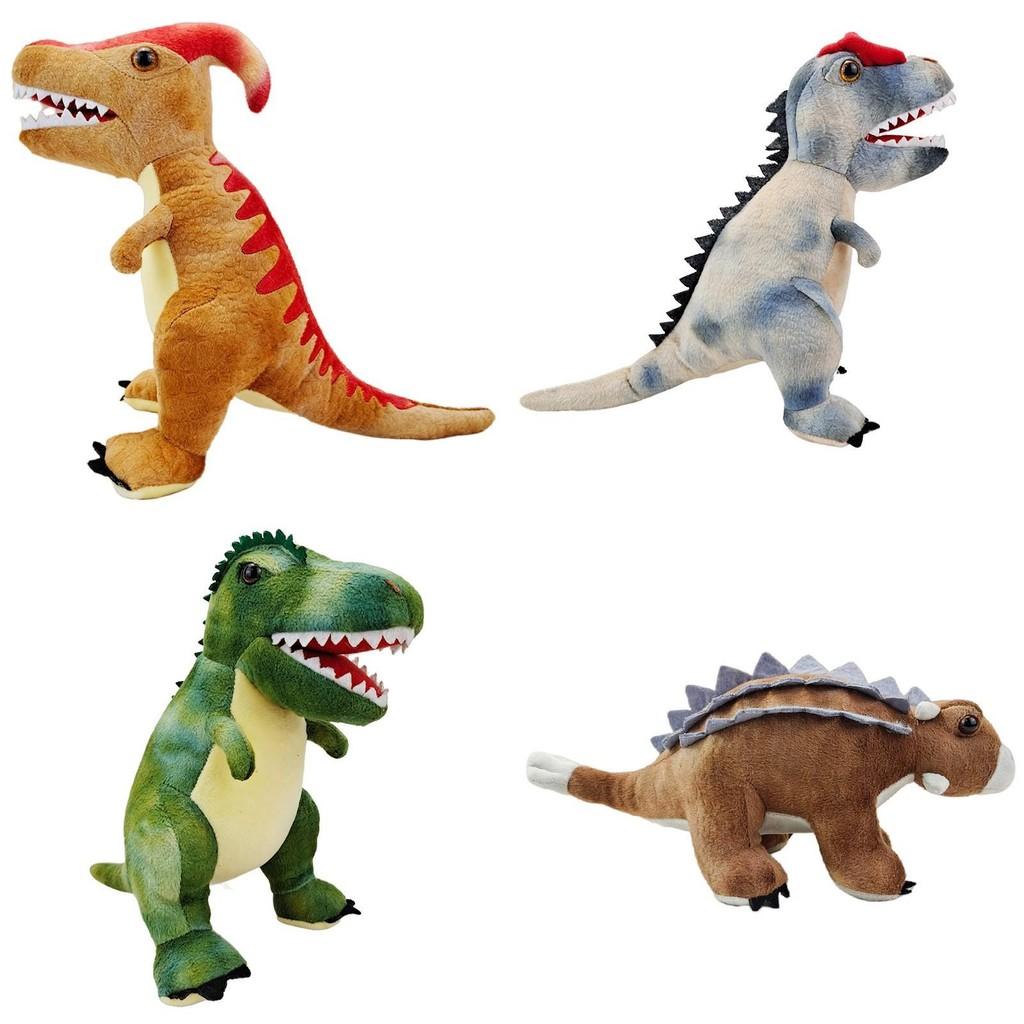 Adorable Plush Dinosaur Stuffed Toys Perfect Holiday Gifts Triceratops And T-rex