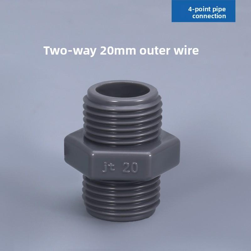 20mm 25mm 32m PVC Pipe Connectors Garden Irrigation Valve Union Connector Cross Joints Aquarium Tube Adapter