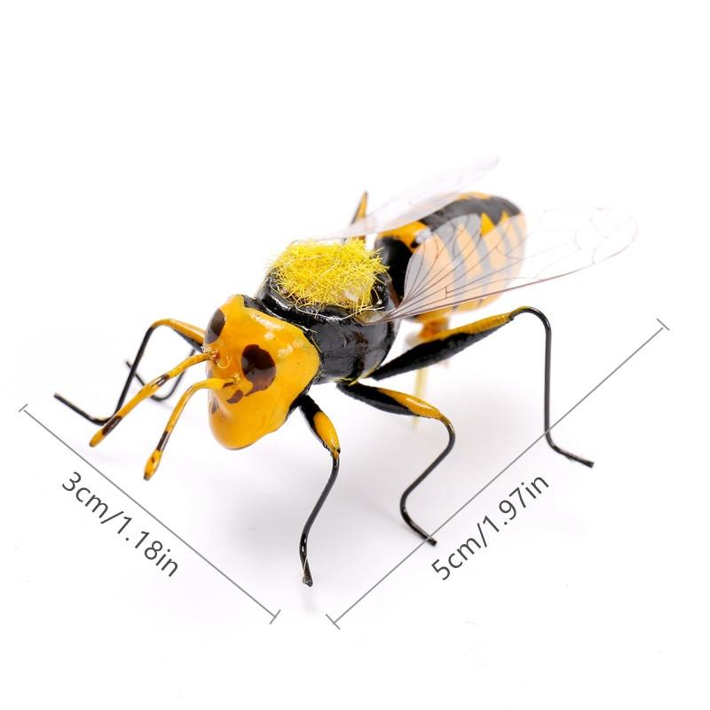 Handgemaltes Gemälde Hummel Biene Wespe Brosche Anstecker Insekt Brosche Biene Fliege Insekt Brosche Kleidung Zubehör