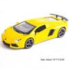 1:32 Lambor LP740 Toy Police Cars Alloy Diecast Models with Light Sound Pull Back Miniature Vehicles for Boys Educational Toys