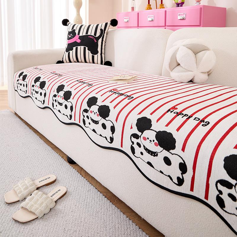 

Dopamine Cartoon Special-Shaped Sofa Cushion Is Universal In All Seasons, New Cute Seat Cushion, One-Piece Straight Sofa Cover 90*70cm
