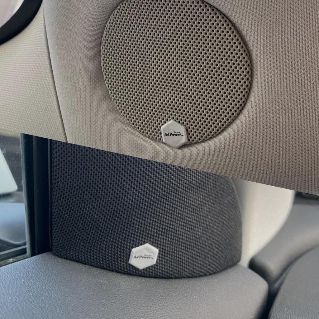 AdPower Sonic Auto-Audio-Lautsprecher Größe x Verbessert den Klang AdPower Sonic Lautsprecher Hochtöner/Klein (Separat erhältlich/Zusatz) [SS 2] Silber, Qualität,