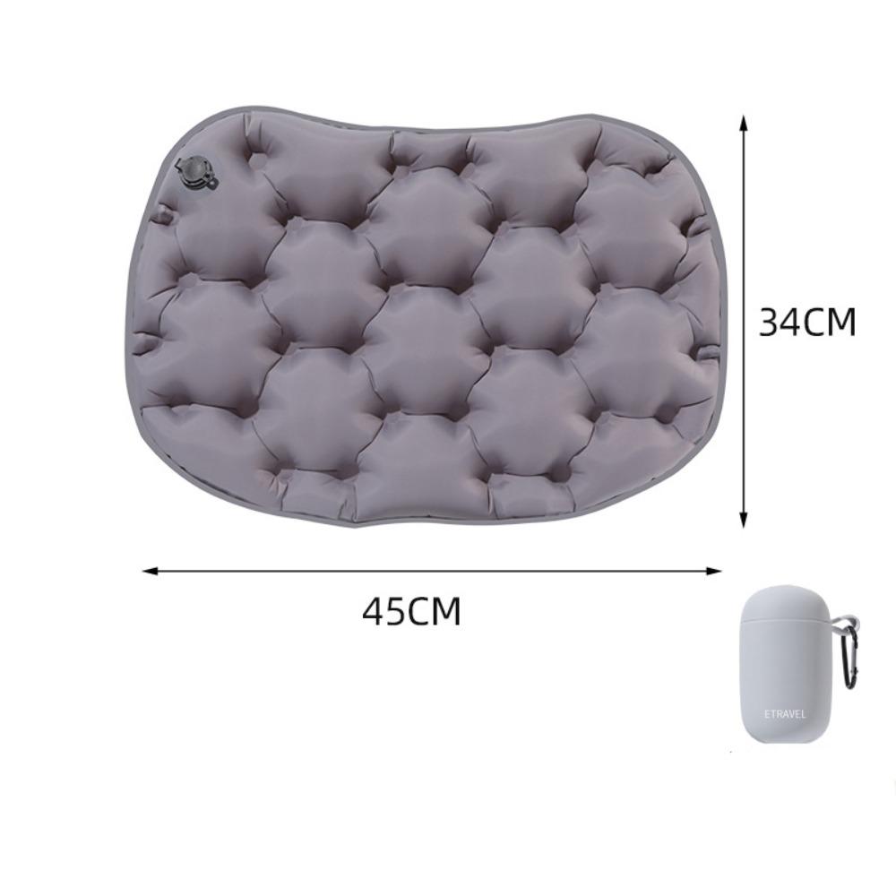Ultraleichtes aufblasbares Sitzkissen mit Aufbewahrungstasche Luft-Sitzkissen für Outdoor-Reisen Camping