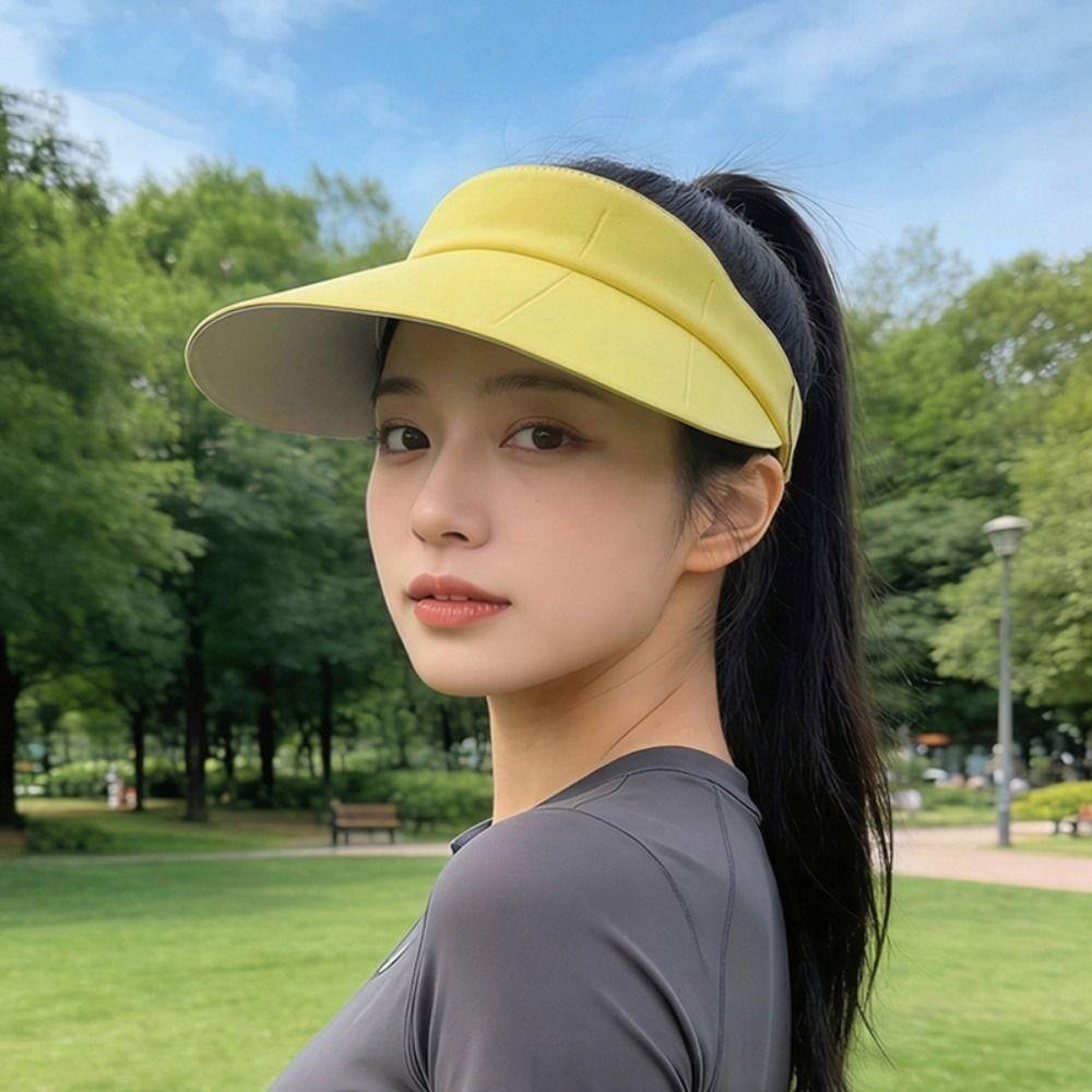 Foldable Traceless Sun Hat Large Brim Women Sun Hat Simple Beach Cap Travel