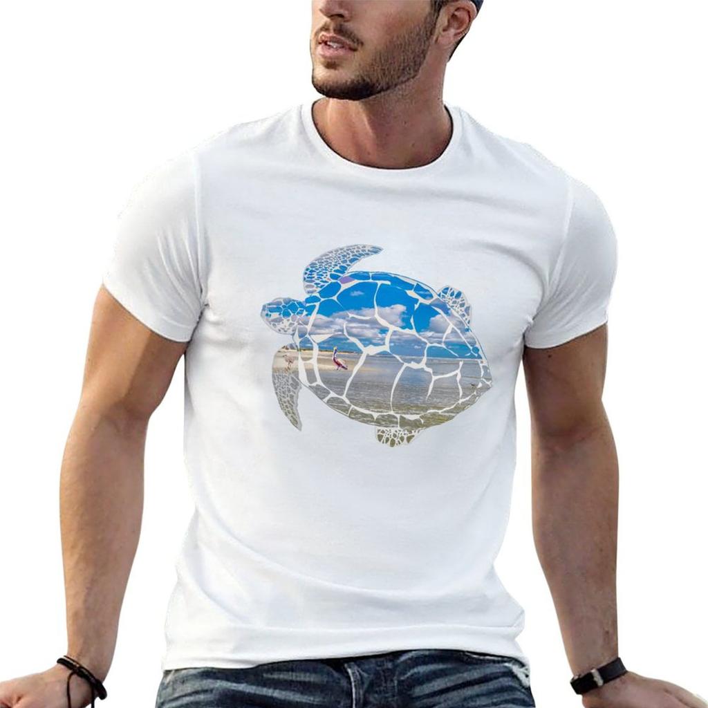 Sea Turtle Beach Magic Tshirt Unisex T Shirts For Unisex Casual Anime Tshirt T Shirts With Prints Tshirt